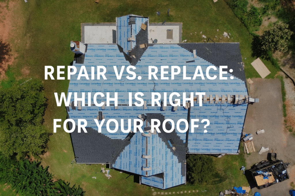roof repair vs replacement Georgia