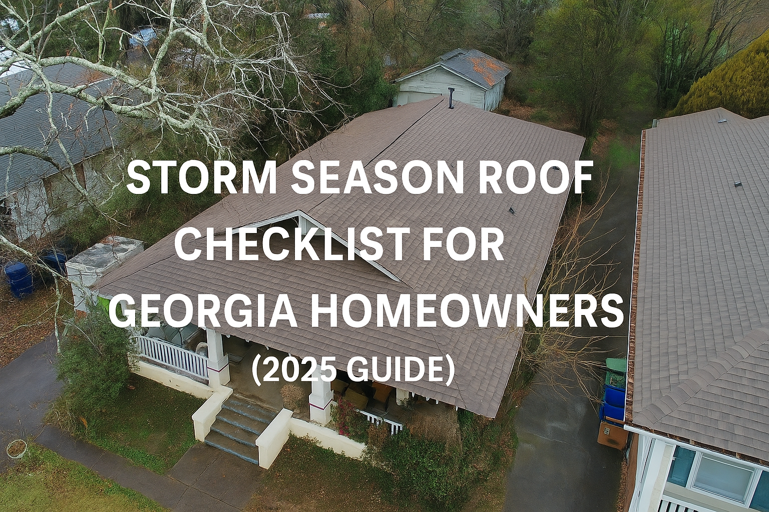 storm season roof checklist