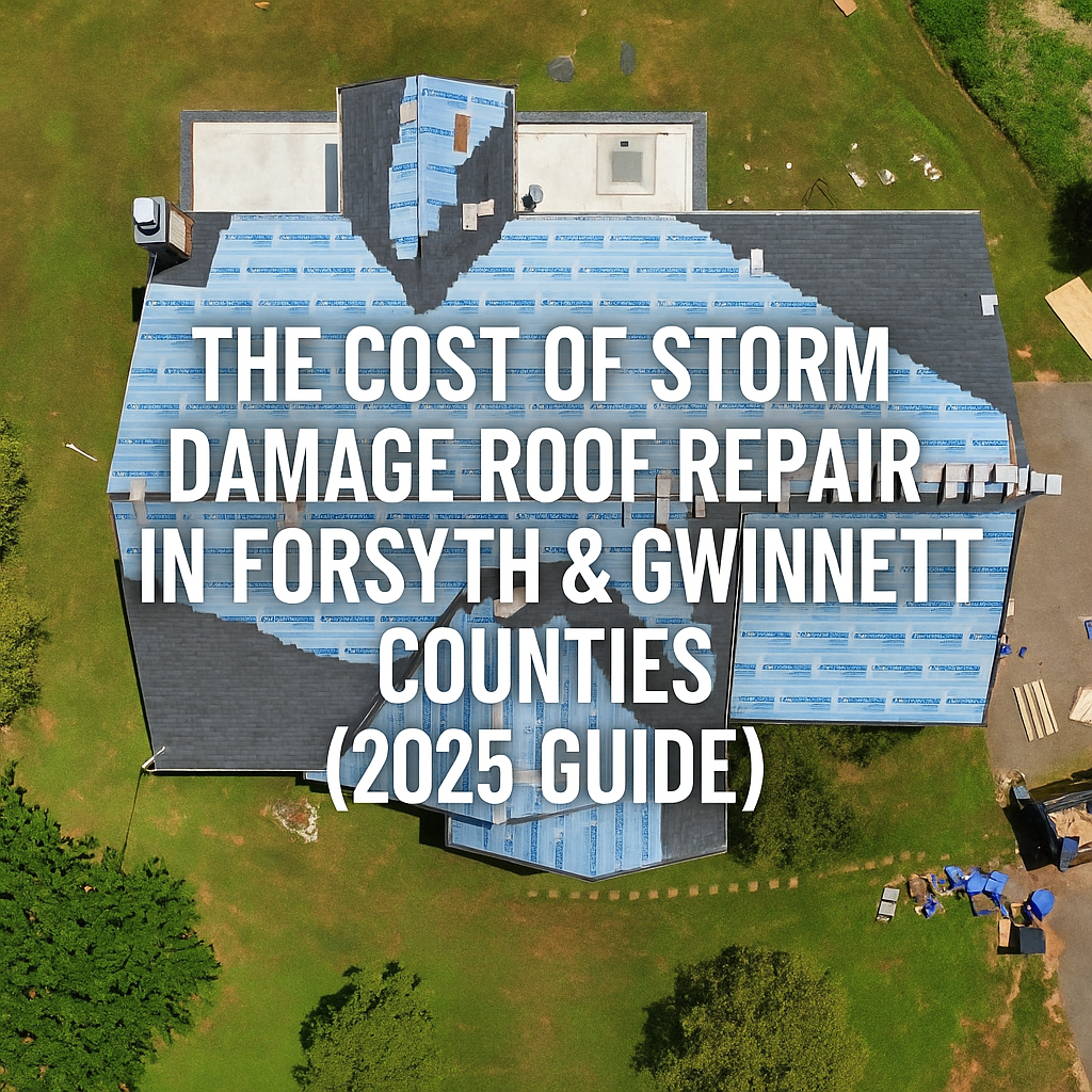 storm damage roof repair Forsyth Gwinnett